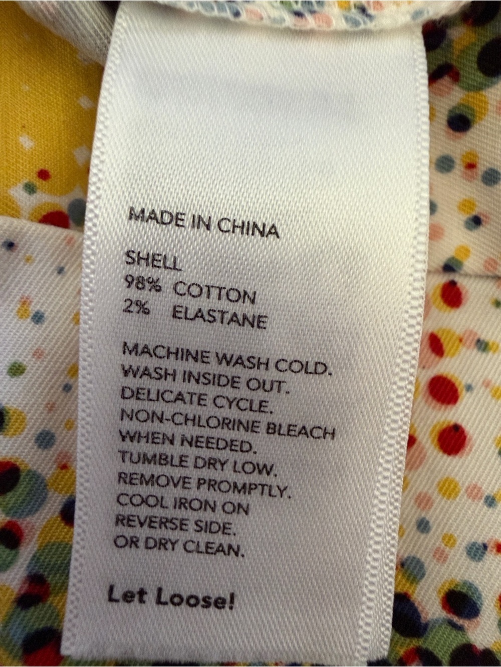 Kate Spade NWOT Saturday Floral Pixel Print Slim Stretch Twill Chinos Size 2 - Picture 9 of 9